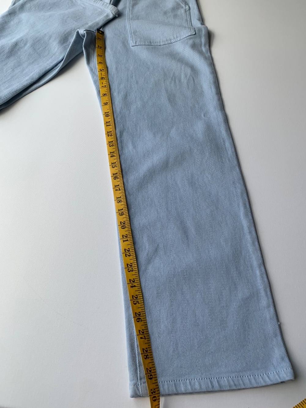Wilfred Modern Utility Pant Light Blue mid-rise Straight Leg Women's  size 8 - Picture 8 of 13